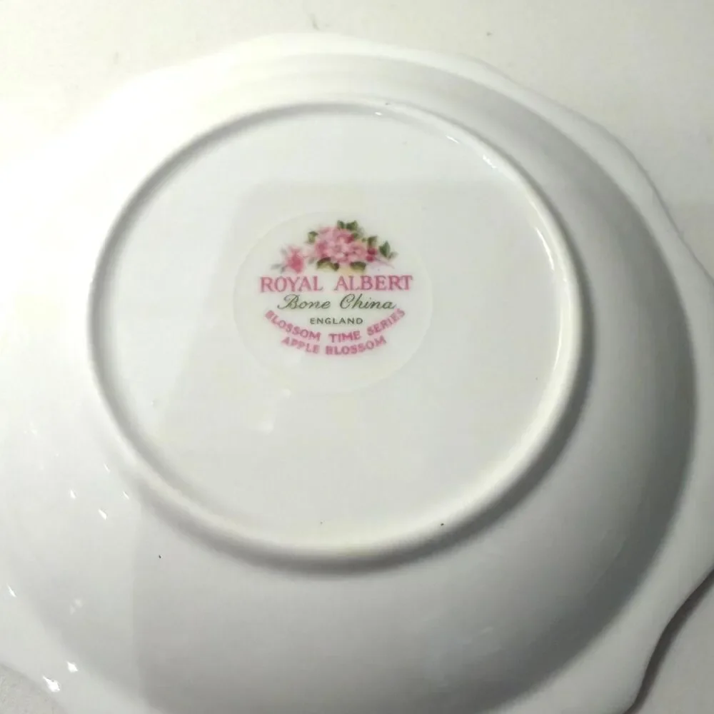 Vintage Royal Albert Blossom Time Coasters Set of 2, Made in England